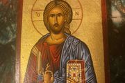 Religious icon made in Greece free postage