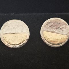 Sterling Silver & Gold Earrings