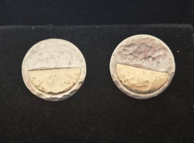 Sterling Silver & Gold Earrings