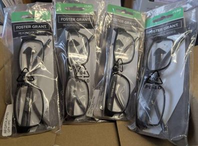 Reading glasses (+1.5) 4 pairs