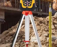 Rechargeable 360 Rotation Laser Level Auto Self-Leveling Vertical Horizontal Scanning Professional Measurement Construction Tool kit with receiver etc