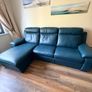 Leather Sofa with Chaise Image 2