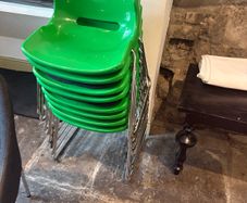plastic chairs