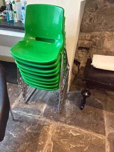 plastic chairs