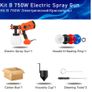 600W Electric Spray Gun 4 Nozzle Sizes 1000ml HVLP Household Paint Sprayer Flow Control Airbrush Image 2