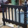 19th-century Anglo-Ceylonese solid ebony dining suite Image 8