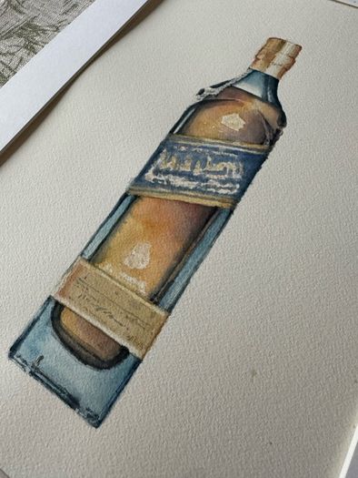 Watercolour - Johnny Walker Whiskey