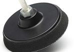 Glass Polish 12012 PSA Self-Stick Spindle Pad, M6 Thread with Drill Attachment | Electric Drill Backer | 75 mm