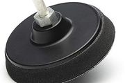 Glass Polish 12012 PSA Self-Stick Spindle Pad, M6 Thread with Drill Attachment | Electric Drill Backer | 75 mm