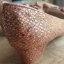 Stunning New Girls Monsoon Pink Glitter Bow Shoes Image 6