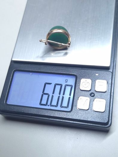 Antique Imperial Russian 14ct Gold Jade Brooch Moscow c.1890 1896 6g