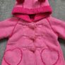 George Baby Girl Coat sheepskin style 6-9 months Image 2