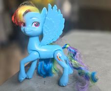 Rainbow Dash HTF 6inch Rainbow Celebration Amazon US Exclusive MLP G5 My Little Pony 2023