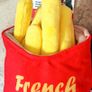 Set of Two Squeaky Cracking Dog Toys by Karlie - French Fries + Potato Chips NEW Image 3