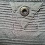 Mens barbour crew neck jumper sweater navy ribbed pattern Size Medium Image 9