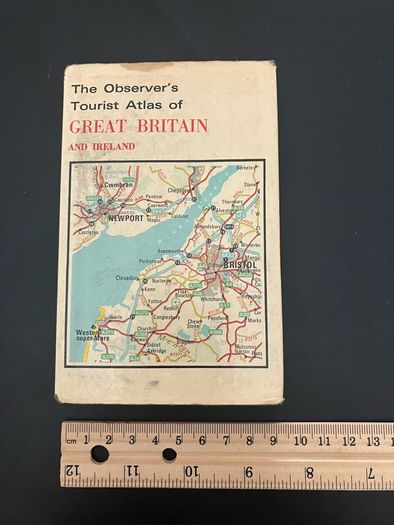 Observers. Tourist Atlas of Britain and Ireland. 1976, 120 pages. Excellent condition, with cover