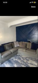 grey corner sofa