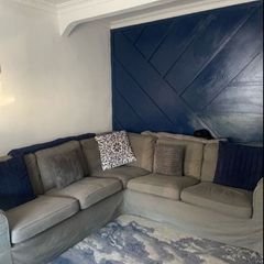grey corner sofa