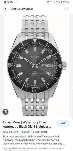 Timex - Waterbury Dive Automatic Watch