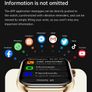 2025 Smart Watch 2.01" HD Display Waterproof Fitness Tracker Heart Rate Monitor Image 8