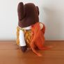 Soft toy Scandinavian-style Viking warrior gnome plush doll hand made   Height 24cm Image 4