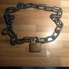 Abus lock chain hardened steel