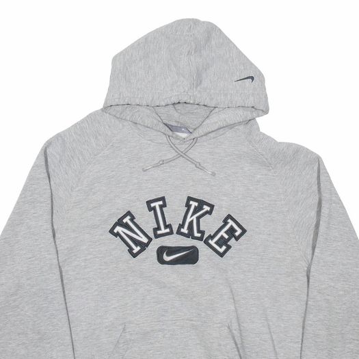 Mens vintage style grey nike hoodie