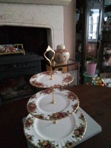 Royal Albert OCR Three Tier Cake Stand