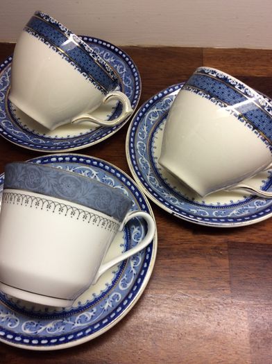 Burleigh Sandon Cup and Myott  and Co Corinth Saucer
