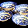 6 Vintage EIT Blue Willow Bowls-Pristine Image 9