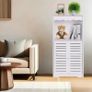 Freestanding Bathroom Storage Cabinet, Waterproof PVC Floor Cabinet with Drawer & Door, Organiser for Bathroom, Kitchen, Living Room, Office 75cm (H) x 34cm (W) x 24cm (D) Image 5
