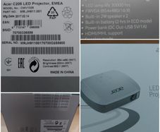 LED mini projector C205 (brand new sealed in box)