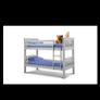 grey bunk beds with mattresss Image 2
