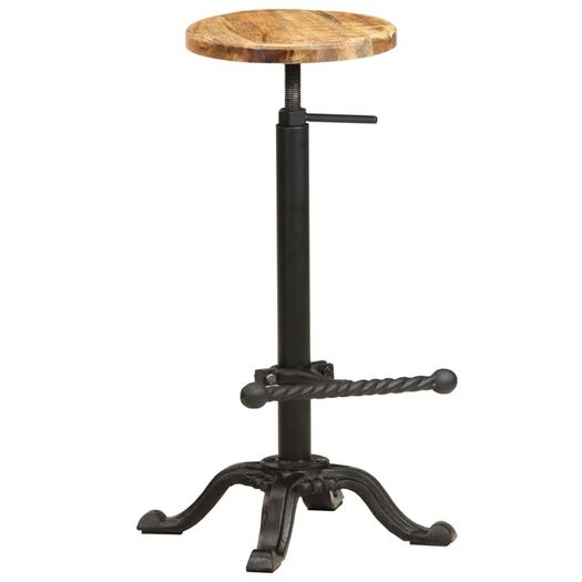 Bar Chairs 2 pcs Solid Mango Wood
