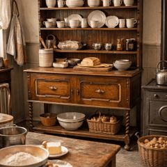 Victorian Oak Dresser