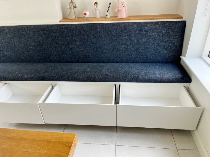 Upholstered Dining Bench with storage