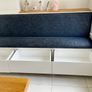 Upholstered Dining Bench with storage Image 3