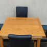 Oak Dining Table and 4 Chairs Image 7