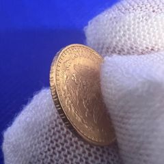 Rare date 1920 Mexican 2 dos Pesos gold coin