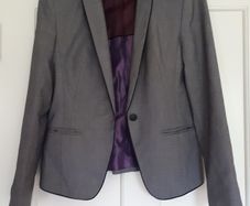 Grey Next Ladies Jacket Size 14