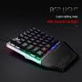 Gaming Keyboard RGB Backlit, 7KEYS 35 Keys Ergonomic Mini Keyboard with Wrist Rest, Half Keyboard for PC Gaming (Keypad) Image 2