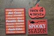 Tiered tray Halloween Autumn decor