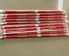 Coca Cola 10 Straws from the 80's