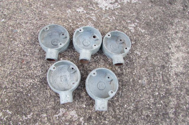 1 Way 20mm Terminal Conduit Box x 5 for Sale