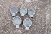 1 Way 20mm Terminal Conduit Box x 5 for Sale