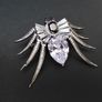 Spider Crystal Statement Brooch Pin Image 5