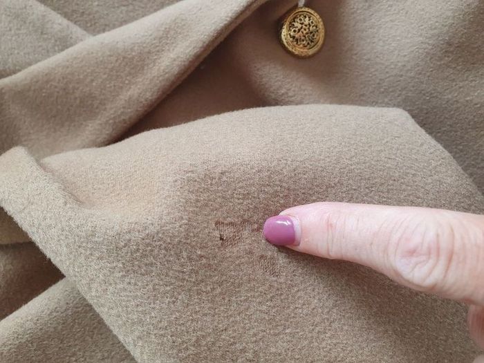 VINTAGE CRISTAL camel crop blazer with gold buttons Sz 14