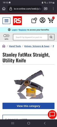 Stanley FatMax Retractable Knife