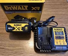 DeWALT 4AH 18V XR Battery And Multi Voltage 12V XR / 54V Flexvolt Charger. The Best A Professional Can Get. Closing down sale - all must go!.