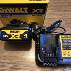 DeWALT 4AH 18V XR Battery And Multi Voltage 12V XR / 54V Flexvolt Charger. The Best A Professional Can Get. Closing down sale - all must go!.
